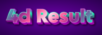 4d Result Texteffekt