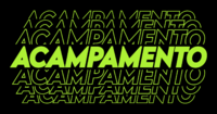Acampamento Efeito do texto