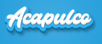 Acapulco Текстовый эффект