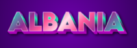 Albania Text effect