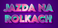 Jazda na rolkach Efekt tekstowy