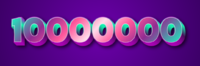 10000000 テキスト効果