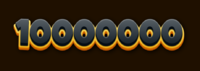 10000000 Efekt tekstowy