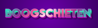Boogschieten Tekst effect