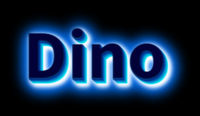 Dino Текстовый эффект
