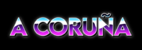 A Coruña テキスト効果