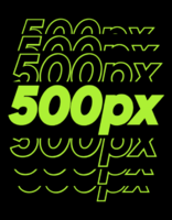500px テキスト効果