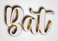 Bat Efekt tekstowy
