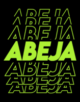 Abeja Efecto de texto