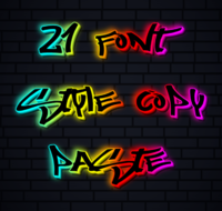 21 Font Style Copy Paste テキスト効果