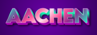 Aachen Текстовый эффект