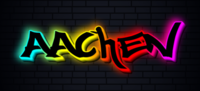 Aachen Efeito do texto