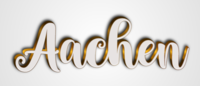 Aachen Effet de texte