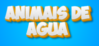 Animais de água Efeito do texto