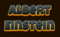 Albert Einstein Efeito do texto