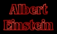 Albert Einstein Efecto de texto