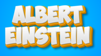 Albert Einstein Text effect