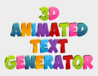 3d Animated Text Generator Текстовый эффект