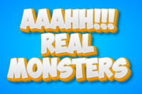 Aaahh!!! Real Monsters Text effect