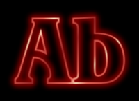 Ab Text effect