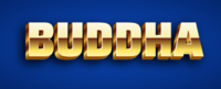 Buddha Texteffekt