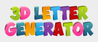 3d Letter Generator Tekst effect