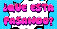 ¿Qué está pasando? Efecto de texto