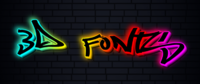 3d Fonts テキスト効果