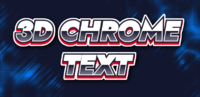 3d Chrome Text Text effect
