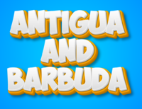 Antigua and Barbuda Text effect