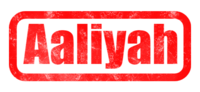 Aaliyah Tekst effect