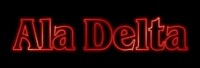 Ala Delta Efecto de texto