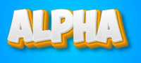 Alpha Tekst effect