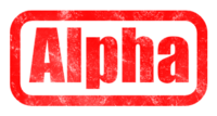 Alpha テキスト効果