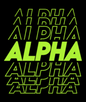 Alpha Efekt tekstowy