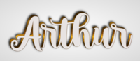 Arthur Text effect