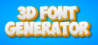 3d Font Generator Текстовый эффект