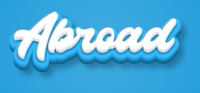 Abroad Text effect
