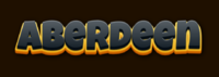 Aberdeen Effet de texte