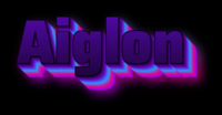 Aiglon Effet de texte
