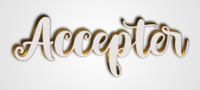 Accepter Effet de texte