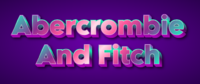 Abercrombie And Fitch Metin efekti
