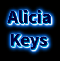 Alicia Keys テキスト効果