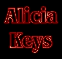 Alicia Keys Tekst effect