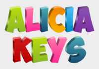 Alicia Keys Text effect