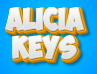 Alicia Keys Efeito do texto