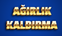 Ağırlık Kaldırma Metin efekti