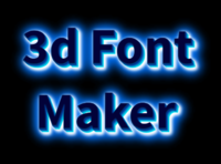 3d Font Maker Metin efekti
