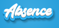 Absence Text effect