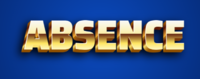 Absence Text effect